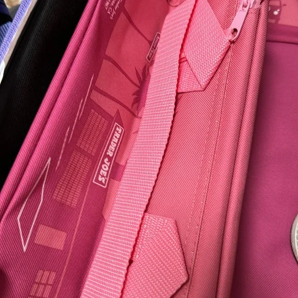 TRADER JOES LIMITED EDITION LUNCH BAG Pink and Purple Travel Organizers SOFT - Picture 5 of 7